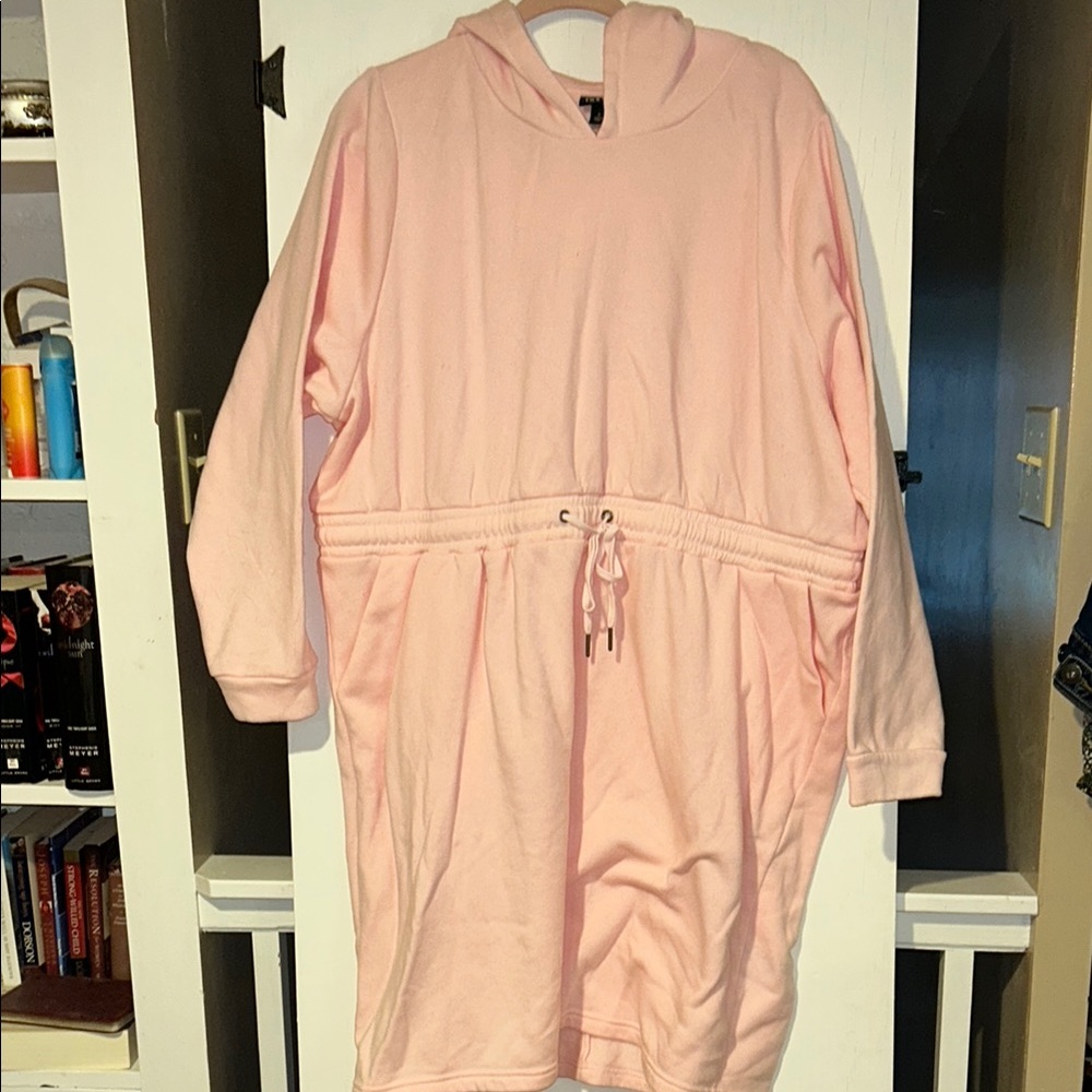 Torrid Blush Pink Hoodie dress